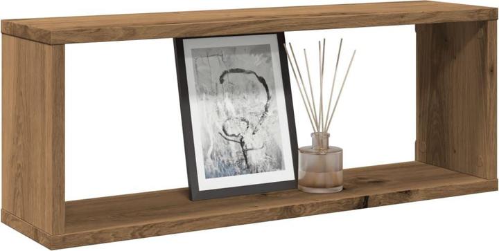 Immagine prodotto VidaXL Wandregal Hängeregal Regalwürfel Cube Lounge CD Regal 4Stk. Artisan-Eiche (60 x 15 x 23 cm)