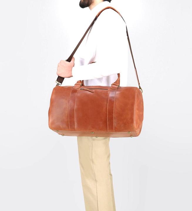 Produktbild Buckle & Seam Weekender Willow Cognac/Dots (37 l)
