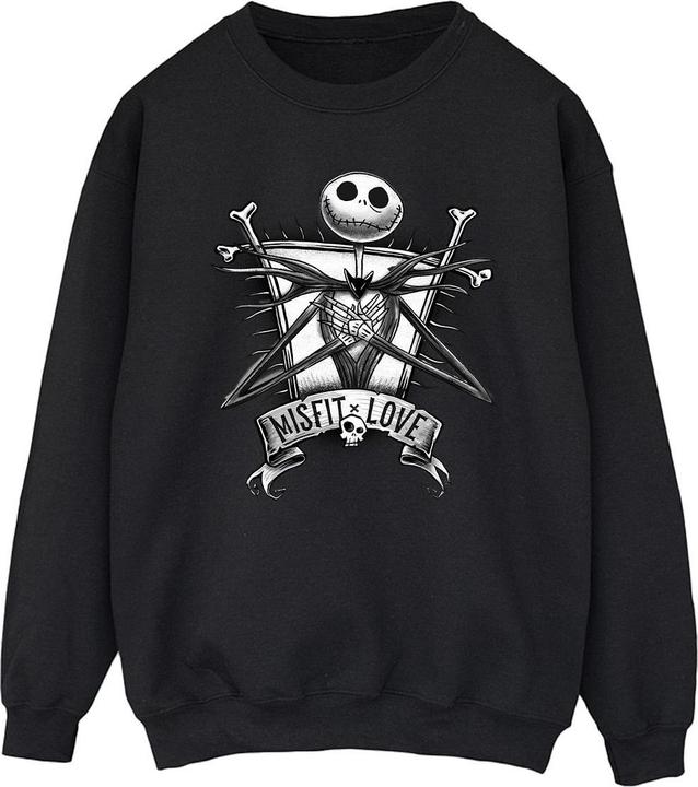Actual product image Disney Mens The Nightmare Before Christmas Misfits Love Sweatshirt (XL)
