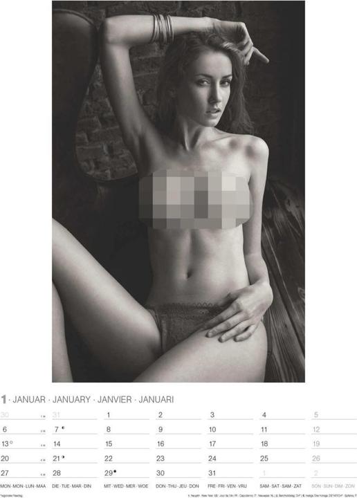 Actual product image Naked (29.7 x 42 cm, No binding, German)