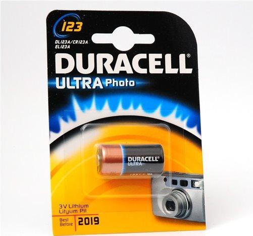 Actual product image Duracell Ultra Photo (1 pcs., CR123A, 1400 mAh)