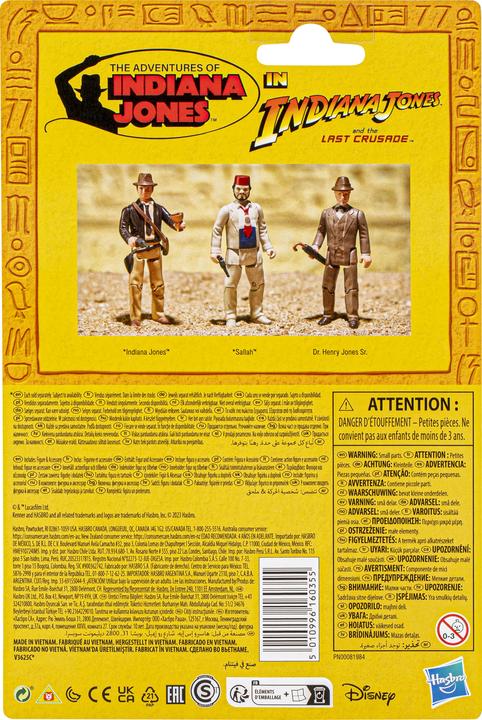 Produktbild Hasbro Indiana Jones Retro Collection figurine Dr. Henry Jones Sr. (La Dernière Croisade) 10 cm