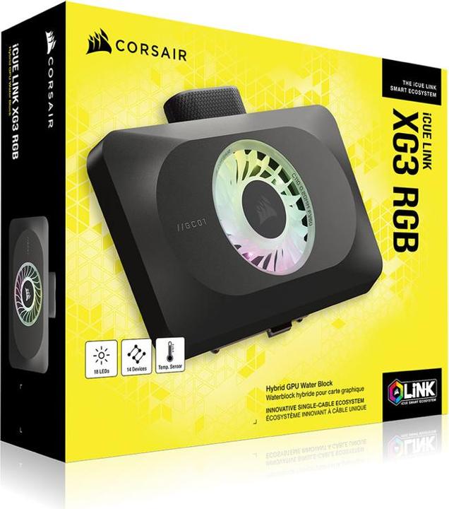 Immagine prodotto Corsair iCUE LINK XG3 RGB HYBRID GPU Water block (4090/4080)