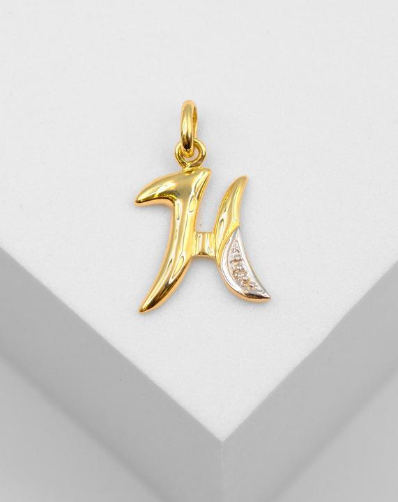 Image du produit Muau Lettre (Or blanc, Or jaune 750/18K)