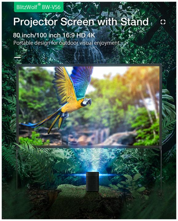 Image du produit BlitzWolf BW-VS6 (100", 16:9)