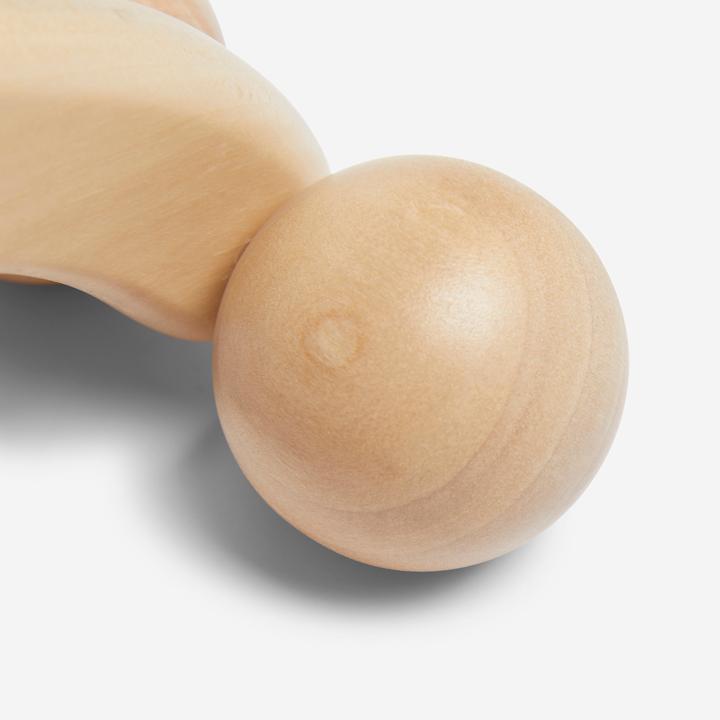 Decathlon Poignée de massage en bois 4 boules