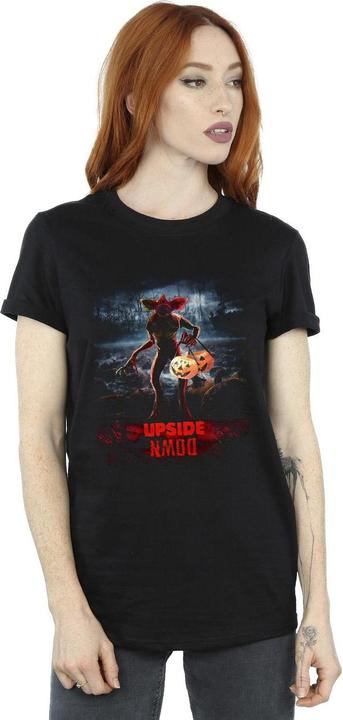 Immagine prodotto Netflix Stranger Things Pumpkin Upside Down Maglietta Ampia Donna (L)
