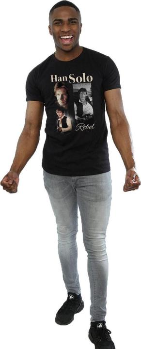 Immagine prodotto Star Wars Han Solo 90s Style Maglietta Uomo (M)
