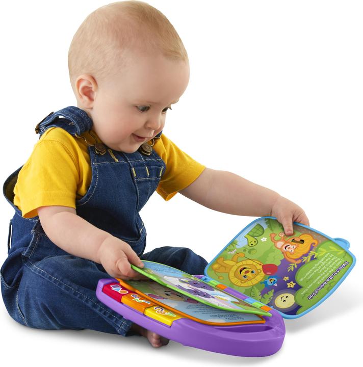 Image du produit Fisher-Price Livre Interactif Comptines - Livre bébé - 6 mois et + (Français)