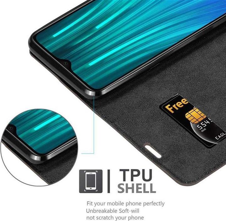 Productafbeelding Cadorabo Boek Onzichtbare Magneethoes (Xiaomi Redmi Note 8 Pro)