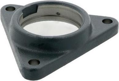 Actual product image Flanged housing GEHCFTR08 -GG 80 mm triangular (Bearing housing)