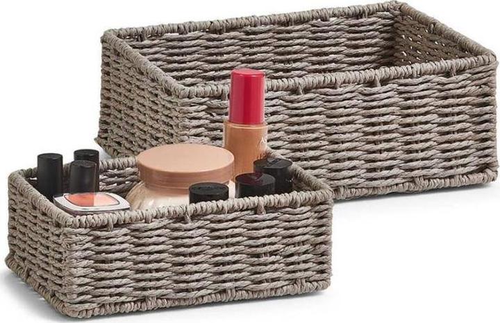 Produktbild Zeller Present Aufbewahrungskörbchen (2 x, 24 x 18 x 9 cm, 20 x 14 x 7 cm)