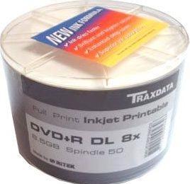 Traxdata DVD+R DL 8.5 GB 8x 50 sztuk (906OEDRPSN005) (50 x)