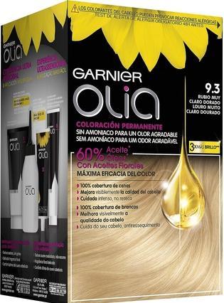 Image du produit Garnier OLIA Coloración Permanente #9,3 Rubio Muy claro Dorado 4 pz (9,3 Rubio Muy claro Dorado)