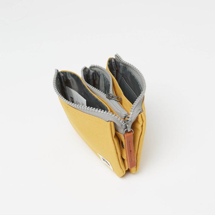 Actual product image Roka London Carnaby Wallet Sustainable Canvas Flax