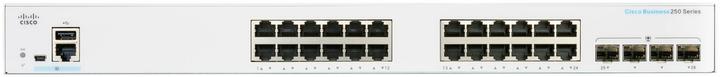 Image du produit Cisco Switch CBS250-24T-4G-EU 28 Port (28 ports)
