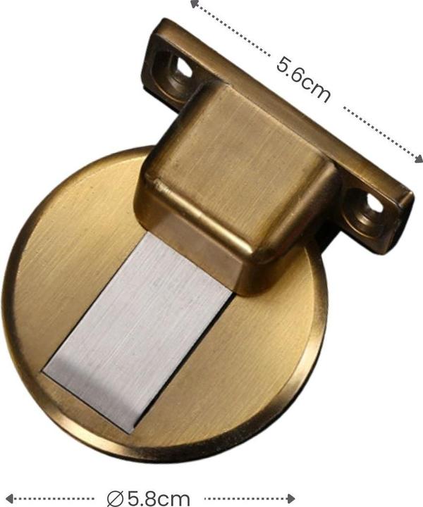 Produktbild Hermex Magnetischer Türstopper Türdämpfer Türschnäpper Türpuffer Türkeil (1 Stück)