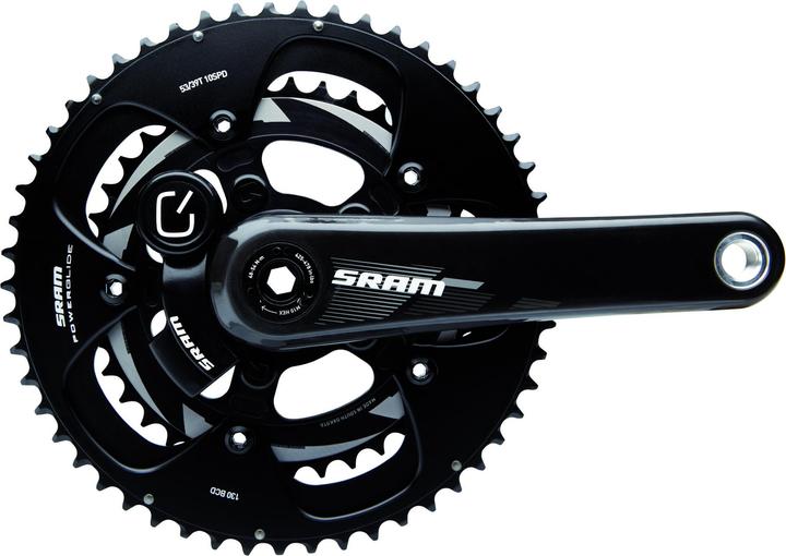 Actual product image Quarq SRAM CinQo Road Powermeter 172.5 50-34 Rings