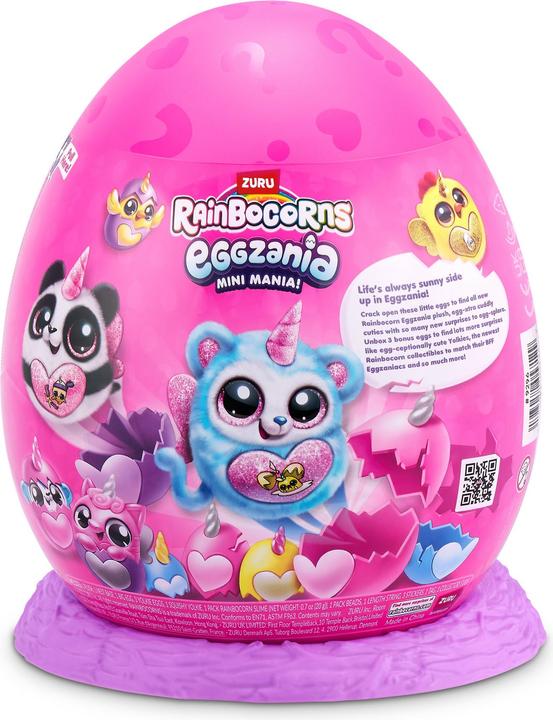 Actual product image Zuru Rainbocorns Eggzania Mini