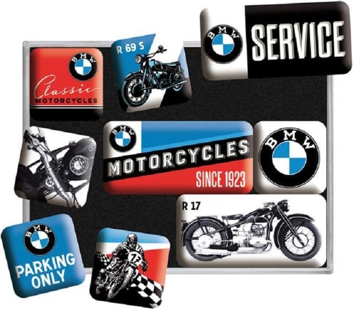 Produktbild Nostalgic-Art Merchandising Magnet-Set BMW Motorcycles 9 Stück, Mehrfarbig (9 x)
