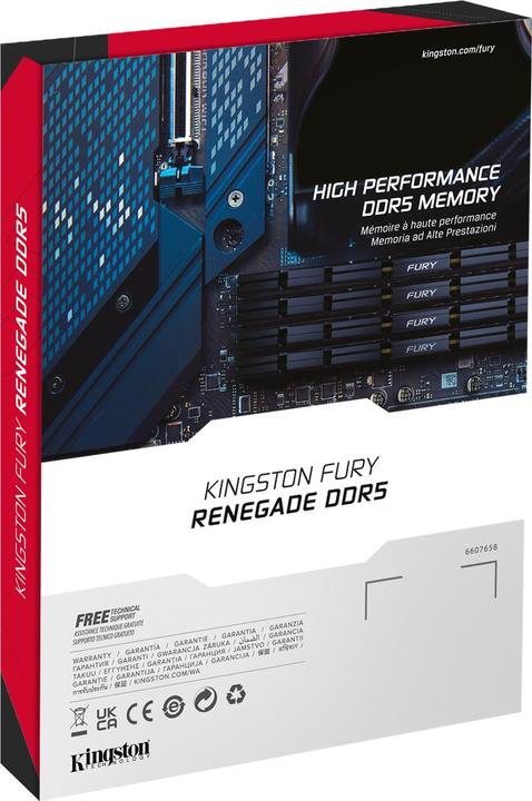 Produktbild Kingston FURY Renegade (2 x 32GB, 6400 MHz, DDR5-RAM, DIMM)