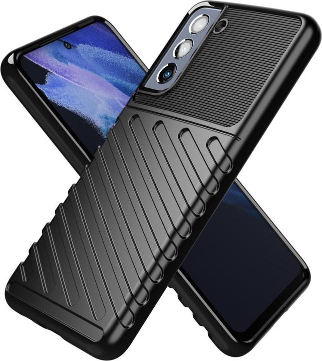Immagine prodotto Cover-Discount Galaxy S21 FE - Custodia in gomma Texture nera (Nokia G20, Nokia G10)