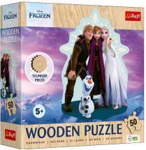 Immagine prodotto Trefl Puzzle in legno Junior 50 - Disney Frozen (50 pezzi)