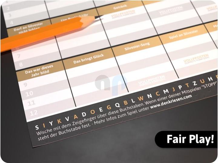 Produktbild Denkriesen Stadt Land Vollpfosten Silvester Edition (Deutsch)