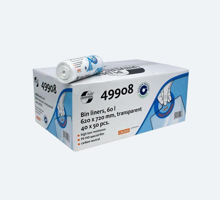 Actual product image Deiss Bin liners (50 x, 60 l)