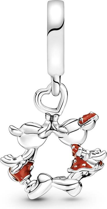 Image du produit Pandora Charm Disney Mickey Mouse & Minnie Mouse Embrasser (Argent sterling 925)