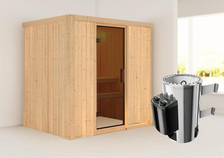 Produktbild Karibu Fanja ohne Dachkranz (Plug & Play 3,6 KW interne Steuerung)