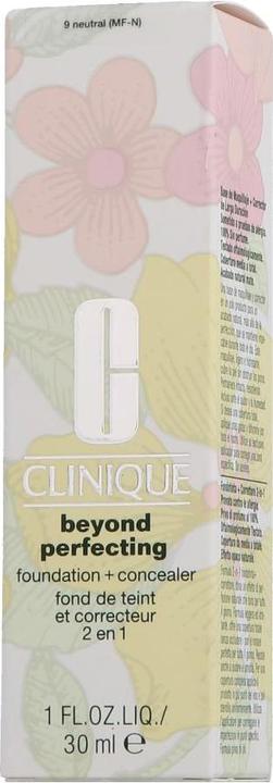 Actual product image Clinique Beyond Perfecting Foundation + Concealer (9 Neutral)