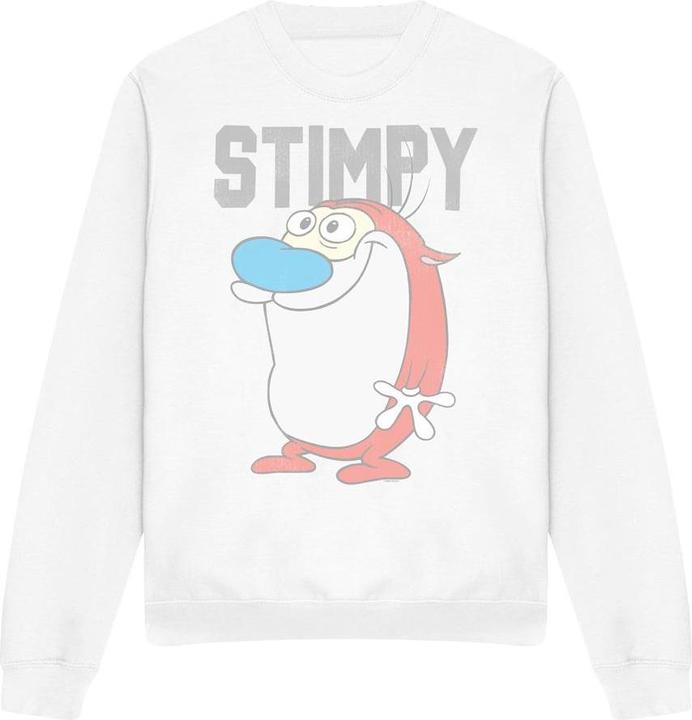 Actual product image Ren & Stimpy Unisex Adult Collegiate Sweatshirt (XL)