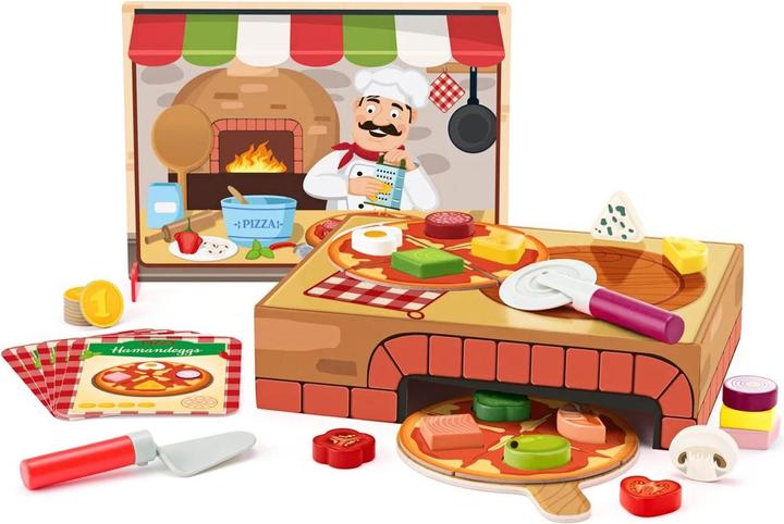 Immagine prodotto Woody Pizzeria Carlo, gioco didattico con stampi a incastro