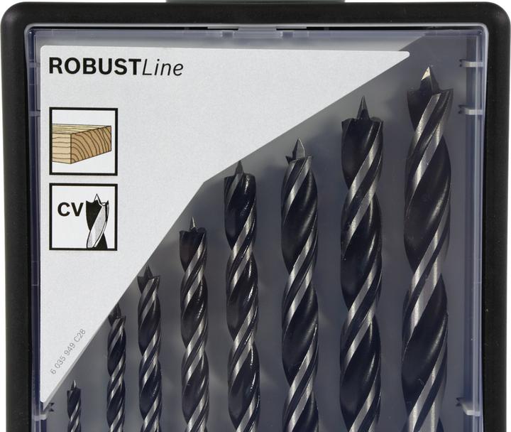 Immagine prodotto Bosch Professional Zubehör Set di punte per legno PRO. 8 pezzi. (5 mm, 6 mm, 7 mm, 8 mm, 9 mm, 10 mm, 3 mm, 4 mm)