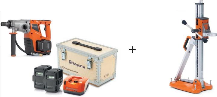 Actual product image Husqvarna DS 150 CORE DRILL STAND (FOR DRILLING FROM 100MM)