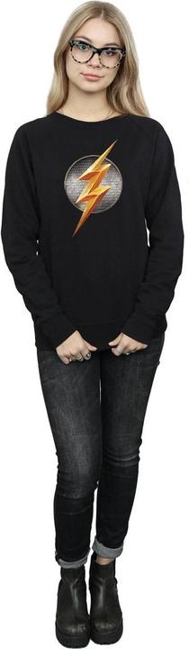Actual product image Womens/Ladies Justice League Movie Flash Emblem Sweatshirt (M)