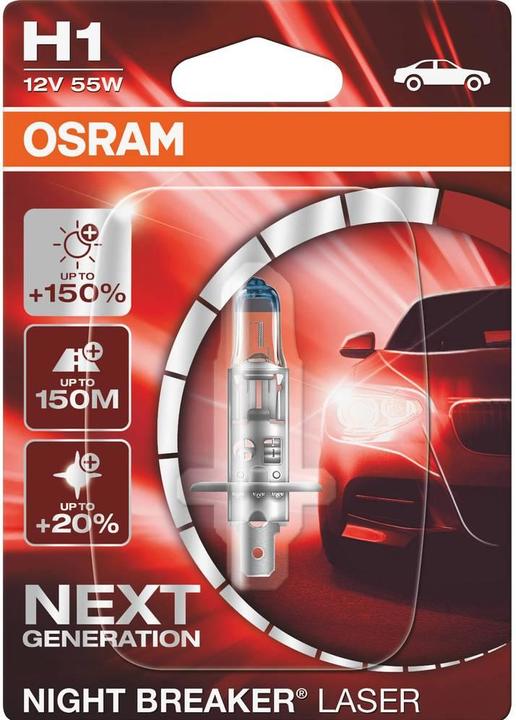 Immagine prodotto Osram Laser Night Breaker di nuova generazione (H1)