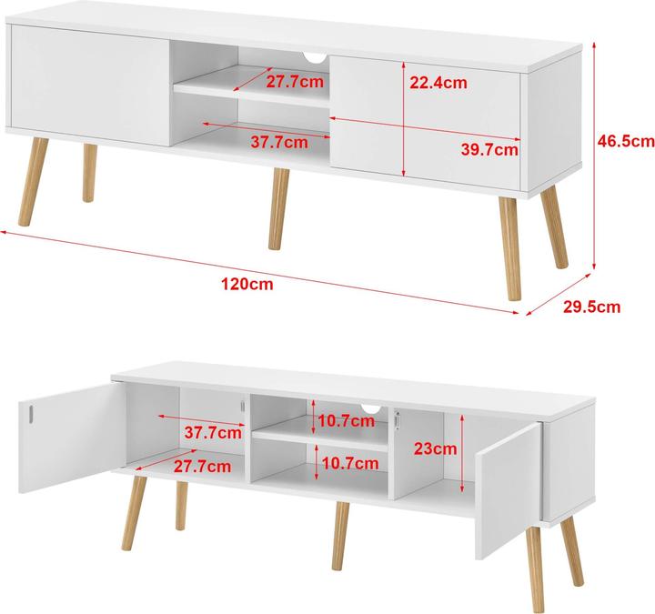 Immagine prodotto En.Casa Eskilstuna (120 x 29,5 x 46,5 cm)