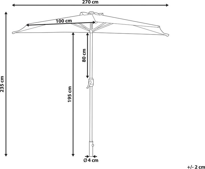 Actual product image Beliani Galati (2.70 m)