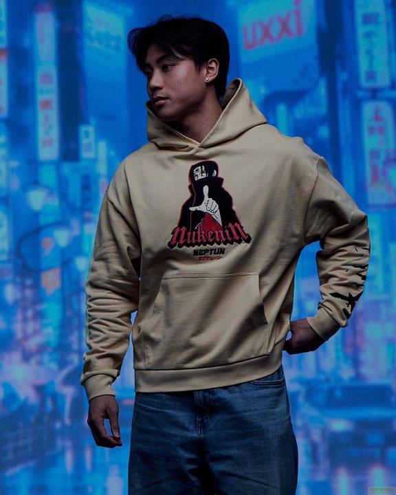 Actual product image Naruto Shippuden jumper à capuche Graphic Beige (M) (M)