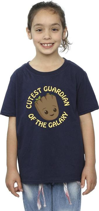 Actual product image Girls I Am Groot Cutest Guardian Cotton T-Shirt (152, 158)