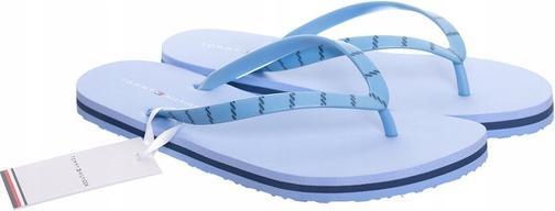 Immagine prodotto Tommy Hilfiger Infradito da donna Tommy Essential Beach Sandal Scarpe da bagno, Blu (Vessel Blue), 37 EU (37)