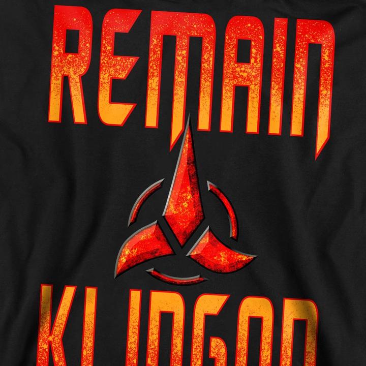 Actual product image Universal Textiles Unisex Adult Remain Klingon Sweatshirt (XXL)