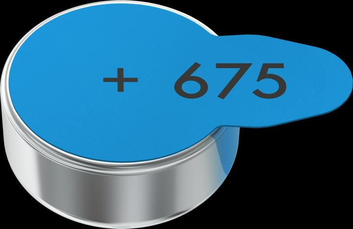 Produktbild Varta Hörgerätebatterie 675 6 Stück (6 Stk., 675, 640 mAh)