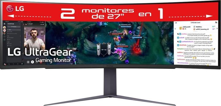Actual product image LG UltraGear 49GR85DC-B (5120 x 1440 pixels, 49")