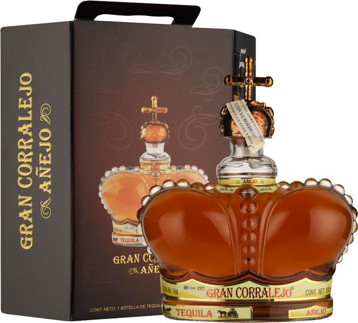 Actual product image Corralejo Tequila Añejo 100% de Agave with velvet look bag (1 x 100 cl)