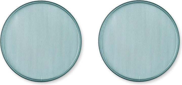 Actual product image Liewood Johs Plate Set of 2 Sea Blue