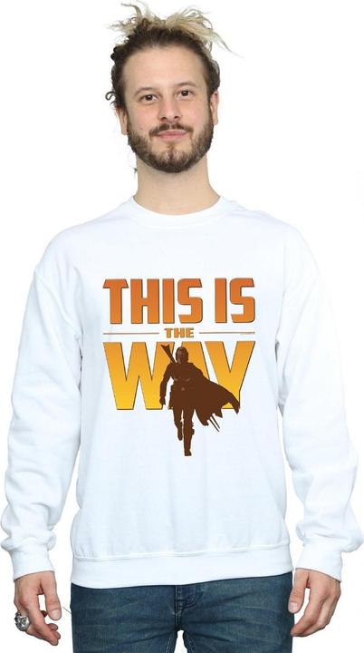 Actual product image Star Wars Mens The Mandalorian This Is The Way Sweatshirt (XL)