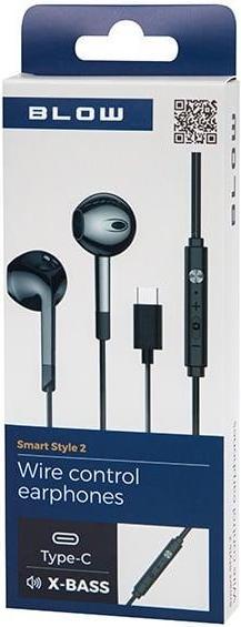 Actual product image Blow Headphones B-17 Black USB-C (Cable)
